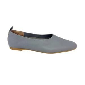 EVERLANE Day Glove Italian Leather Slip-on Ballet Flats SZ 9.5 Slate Gray Blue